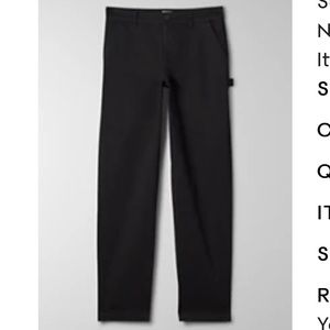 Black Genevieve pant
